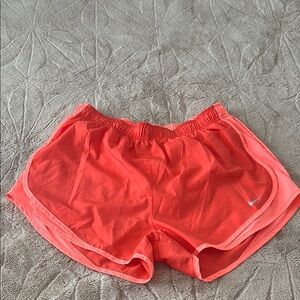 Nike Pink Athletic Shorts with Lightweight Fabric and Elastic Waistband